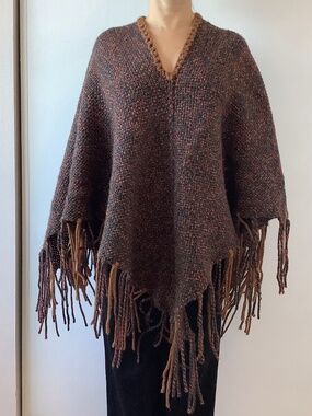 One-of-a-kind handmade woven poncho Handmade in Argentina